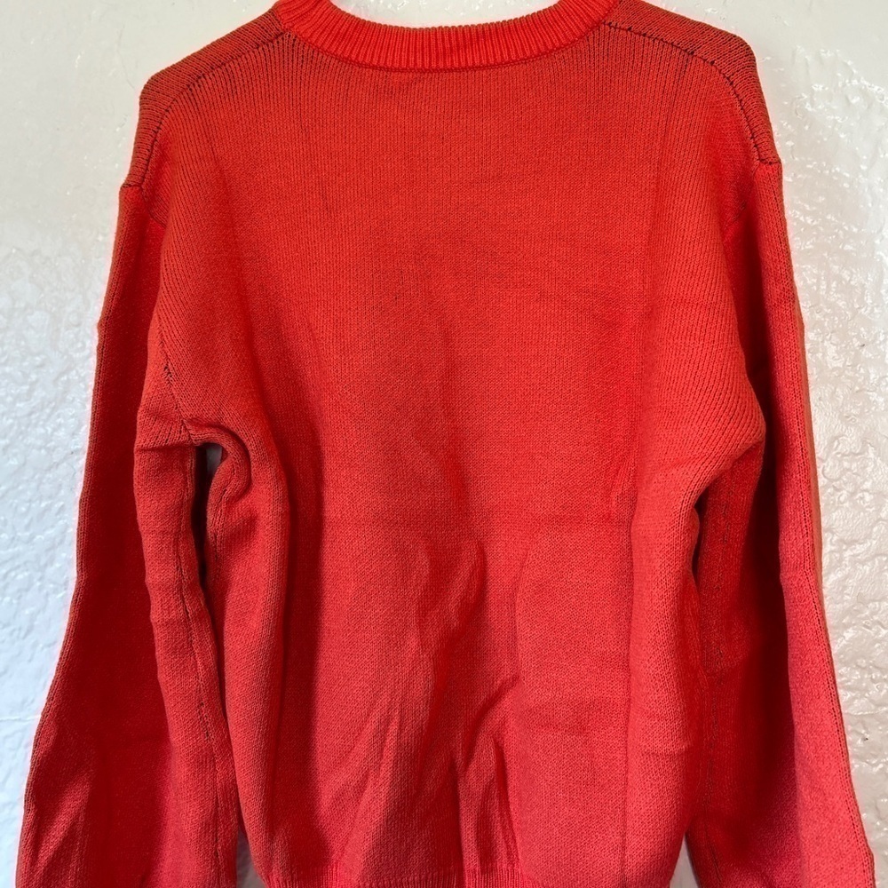 Orange Halloween Pumpkin Face Pattern Drop Should… - image 8